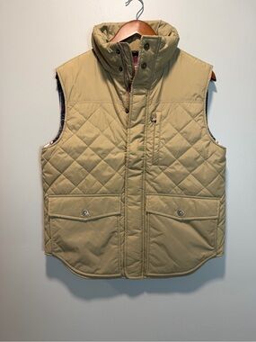 Southern Proper Quilted Vest in Khaki